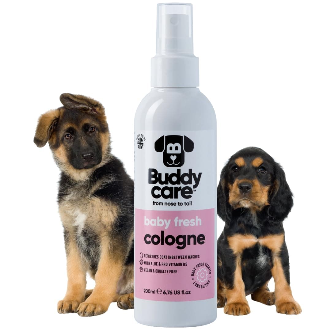 Buddycare Dog Cologne Baby Fresh Scent 200ml Dog Perfume Dog Deodorant Spray for Smelly Dogs, Premium Dog Perfume Spray for Freshening Your Pet's Coat, Long-Lasting Fragrance