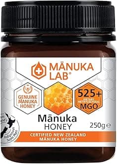 Certified MGO 525+ New Zealand Manuka Honey 250g - Antimicrobial Powerhouse for Wound and Skin Healing