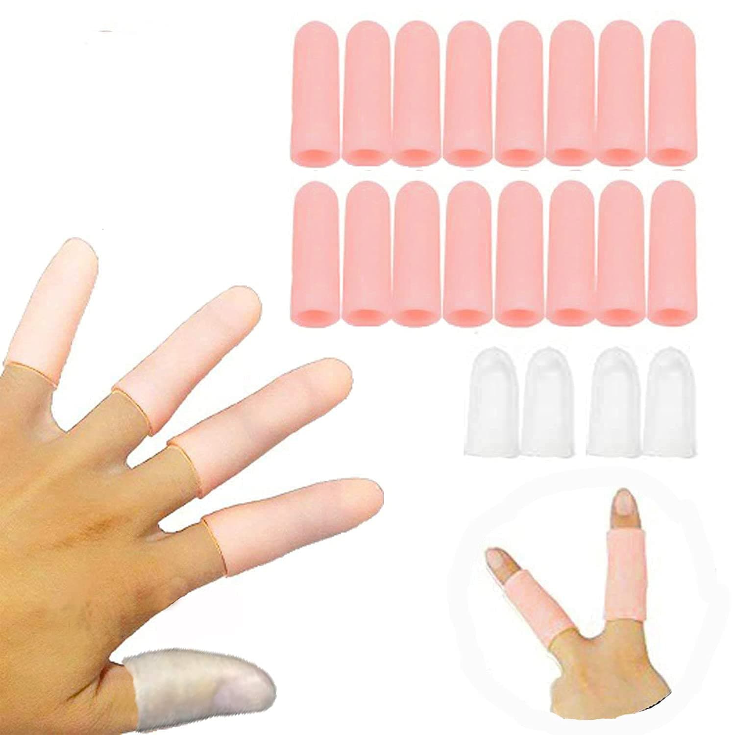 14 Pack Gel finger sleeves