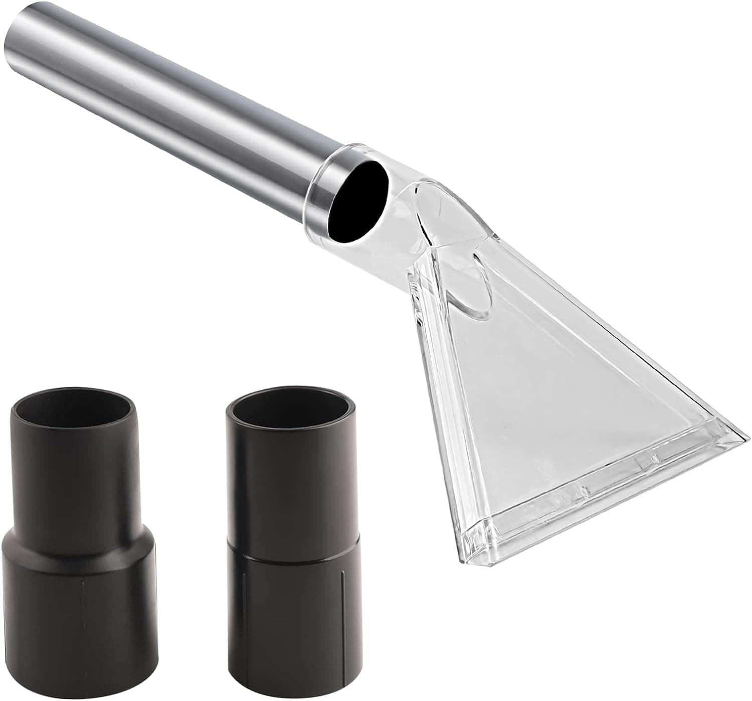 SYOSI Vac Extractor Attachment, Carpet Vac Extractor Attachment Tool with Clear Head, Turn Wet-Dry Vac into an Extractor for Cleaning Carpet Car Upholstery, Size Big