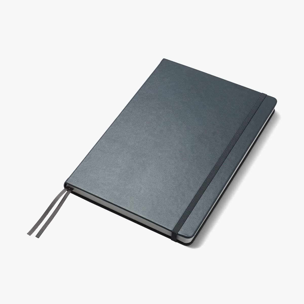 Paperchase Agenzio Large Plain Hard Notebook - Granite