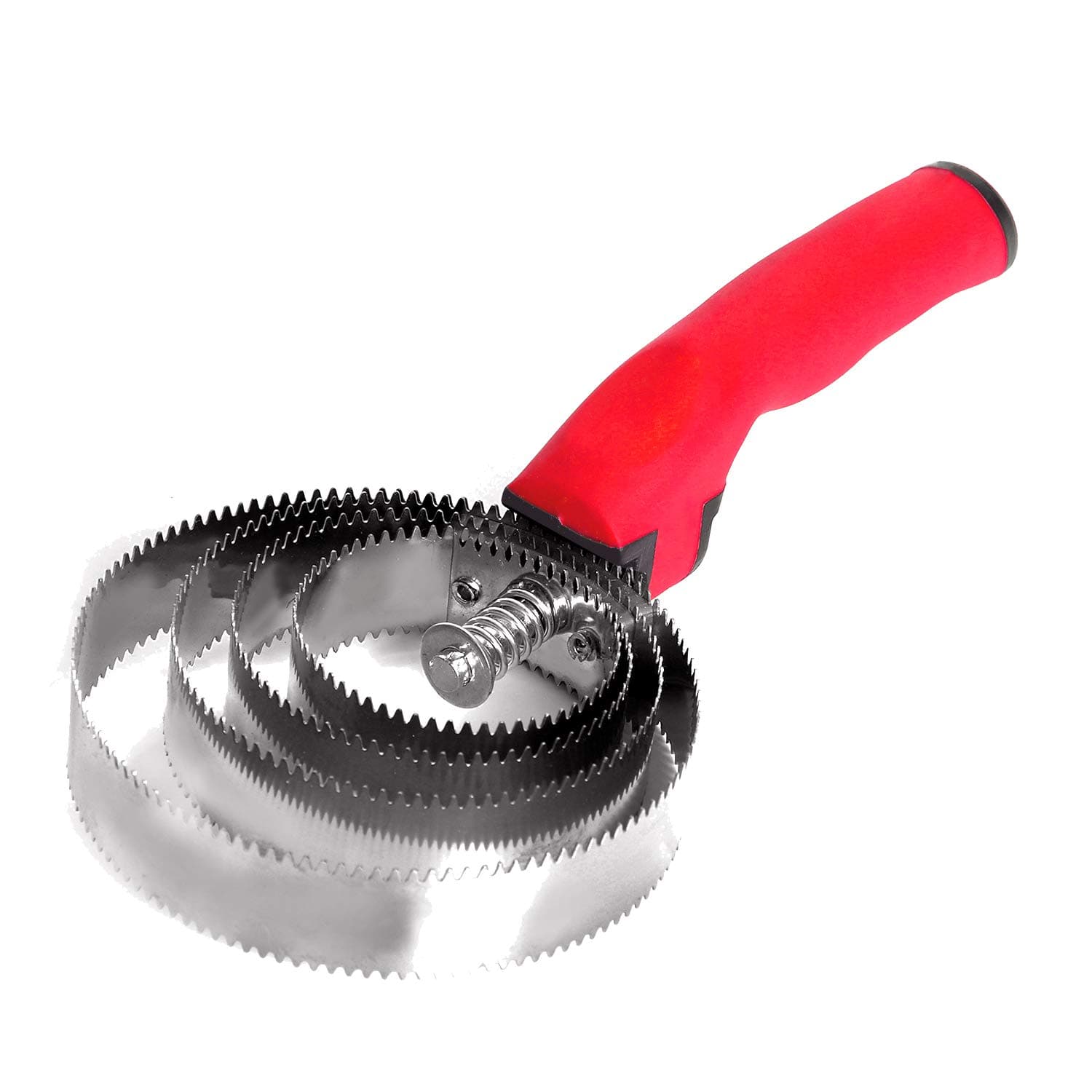 Reversible Stainless Steel Curry Comb with Soft Touch Grip