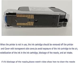 ZHENFU-MEI Handheld Inkjet Printer Portable 4.3 Inch HD LED Touch Screen Labeler Come with 2 Ink Cartridge in Black for Barcode Date Logo Batch on Surface ZFM6 Height 0.08~0.5’’ up to 6 Lines of Text