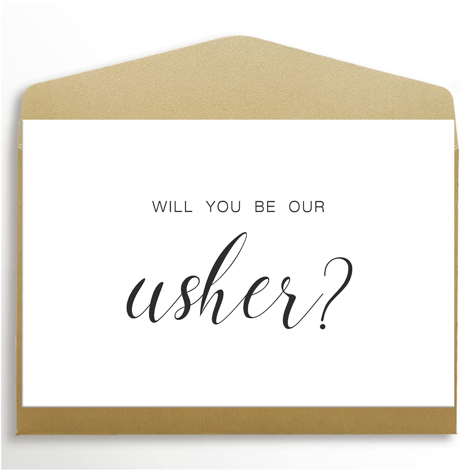 Goroar Will You Be Our Usher, Card for Usher, Usher Proposal Card, Usher Request Card, Be Our Usher Card