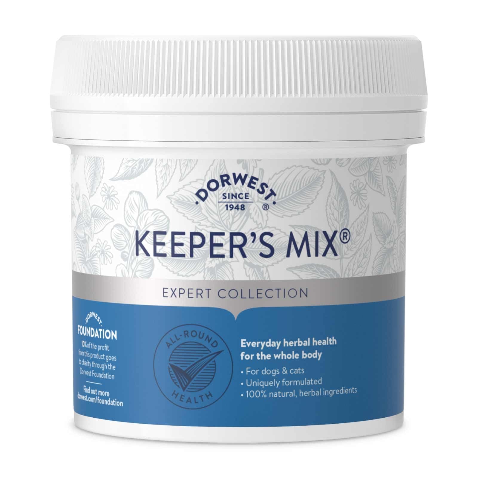 Dorwest Keeper’s Mix, 250g, Herbal Health Supplement for Dogs and Cats, Natural Herbs, Vitamins, and Minerals. 100% natural pure herbs
