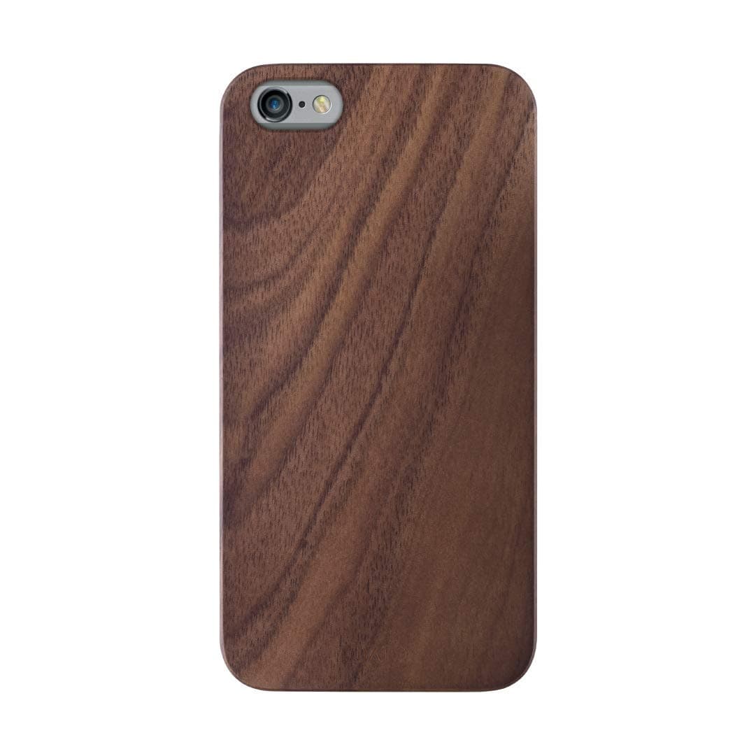 iATO iPhone 6s Plus Wood Case. Real Walnut iPhone 6s Plus Case Wood. Minimalistic Classic Wood iPhone 6s Plus Case – Real Natural Wooden Overlay & Black Polycarbonate Bumper for iPhone 6s+