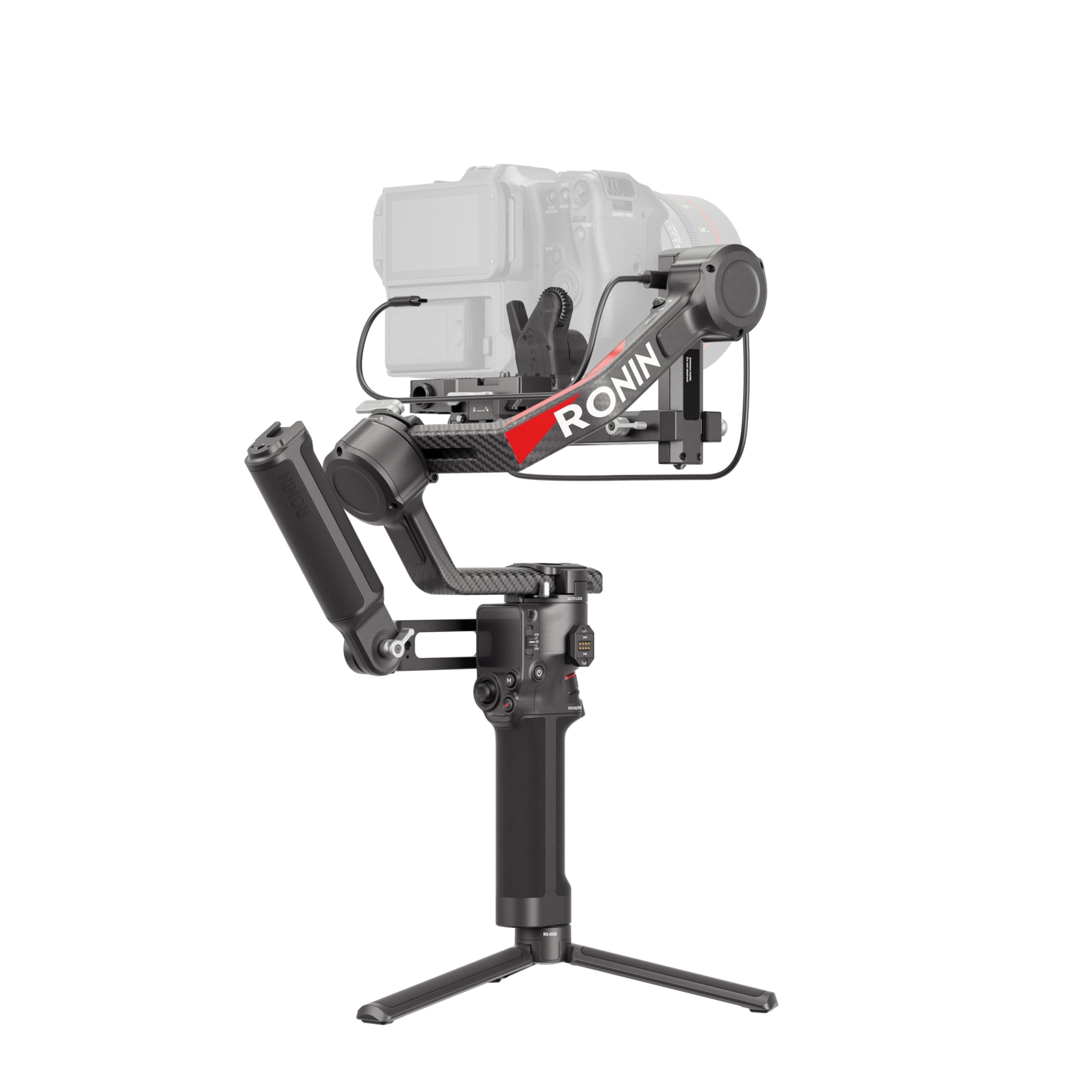 DJI RS 4 Pro Combo 3-Axis Gimbal Stabilizer for SLR & Cinema Cameras Canon/Sony/Panasonic/Nikon/Fujifilm 2nd Generation Native Portrait Shooting Load Capacity 4.5kg Video Transmitter and Focus Pro