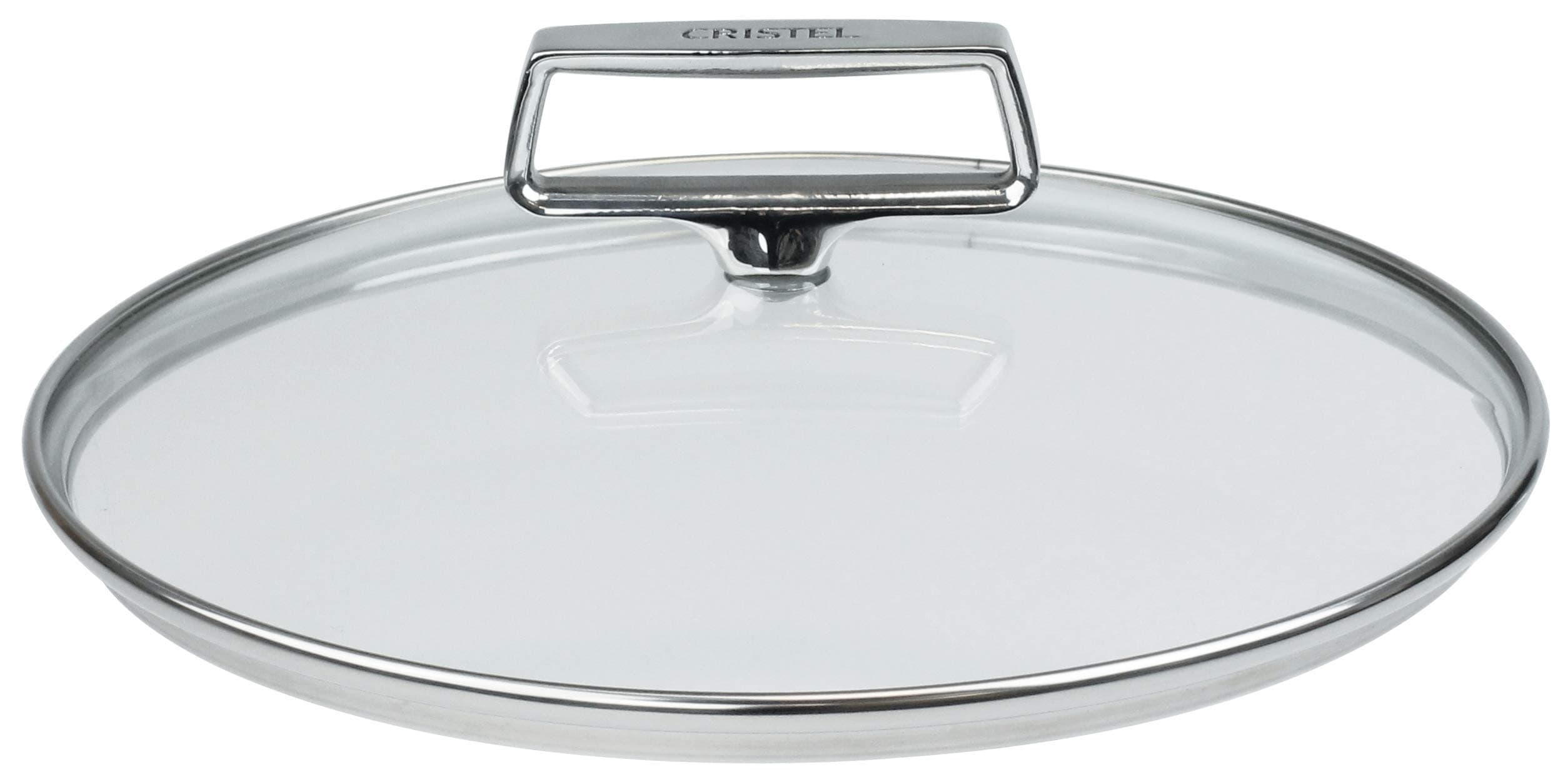 Castel'Pro Domed Glass Lids With Fixed Stainless Handle (8")
