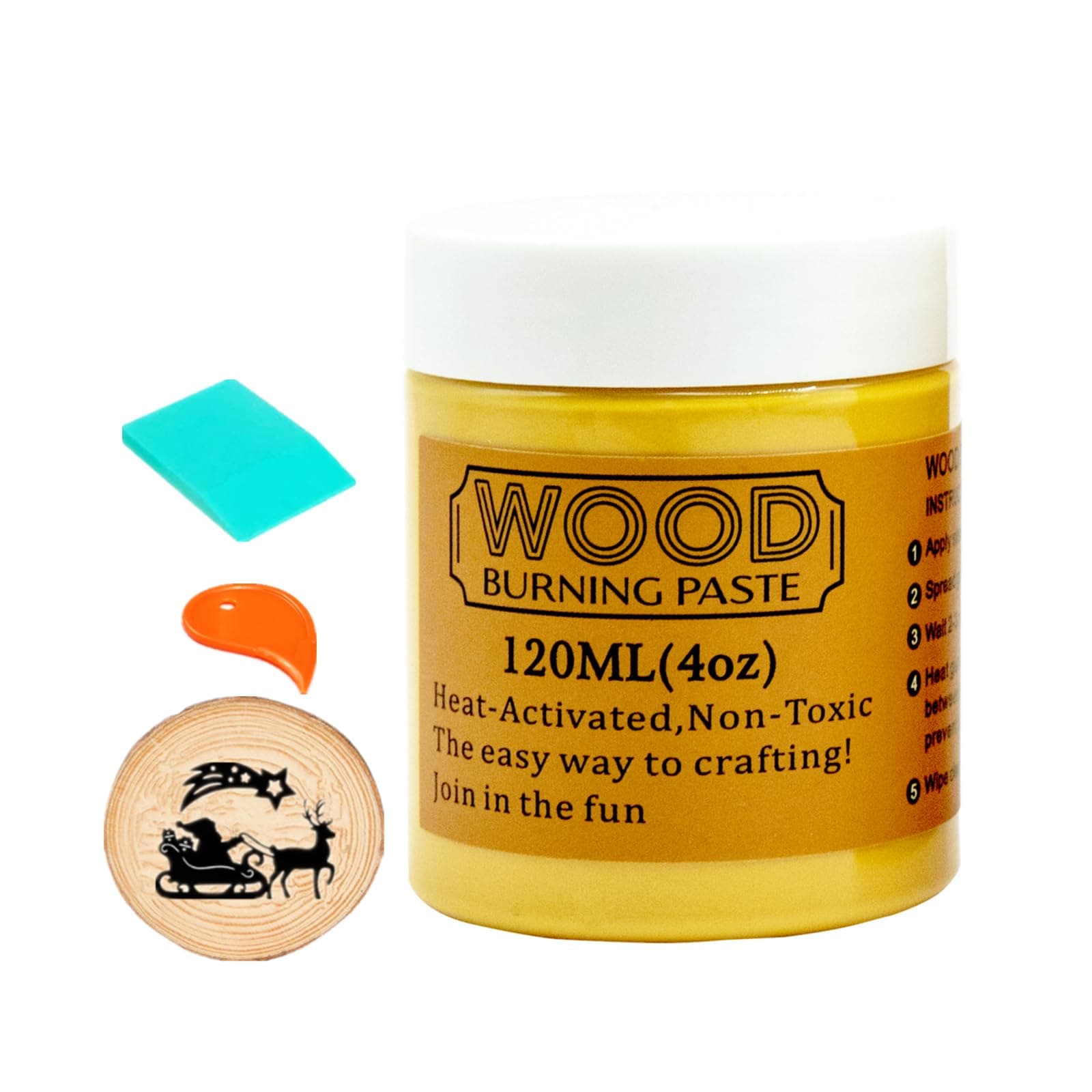 Wood Burning Paste