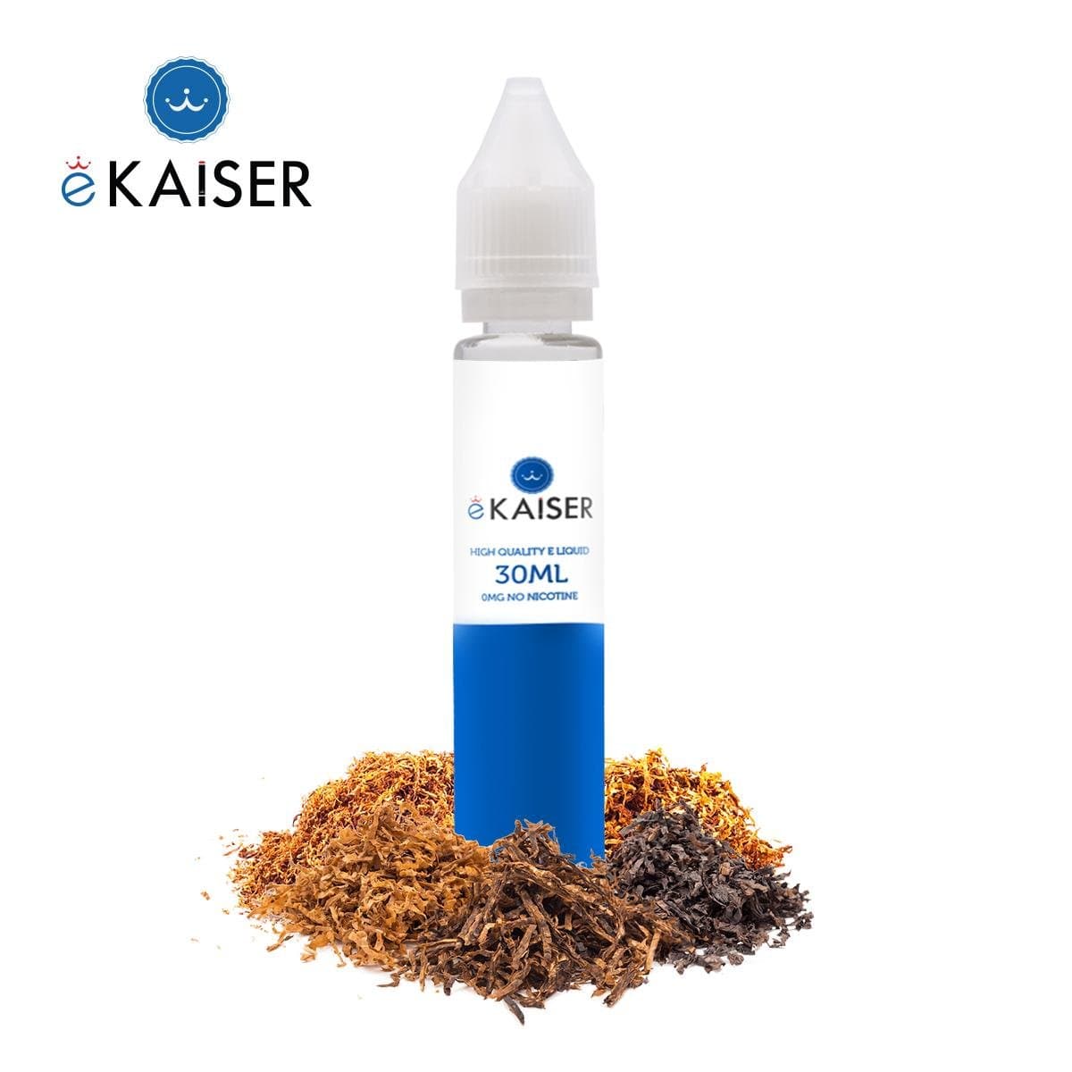 eKaiser Flavours 0mg E-Liquid Short Fill 50/50 PG/VG 30ml Shortfill Reusable Bottle No Nicotine Tobacco Mix Flavour (Cigar) Eliquid for E-Cigarette and Eshisha