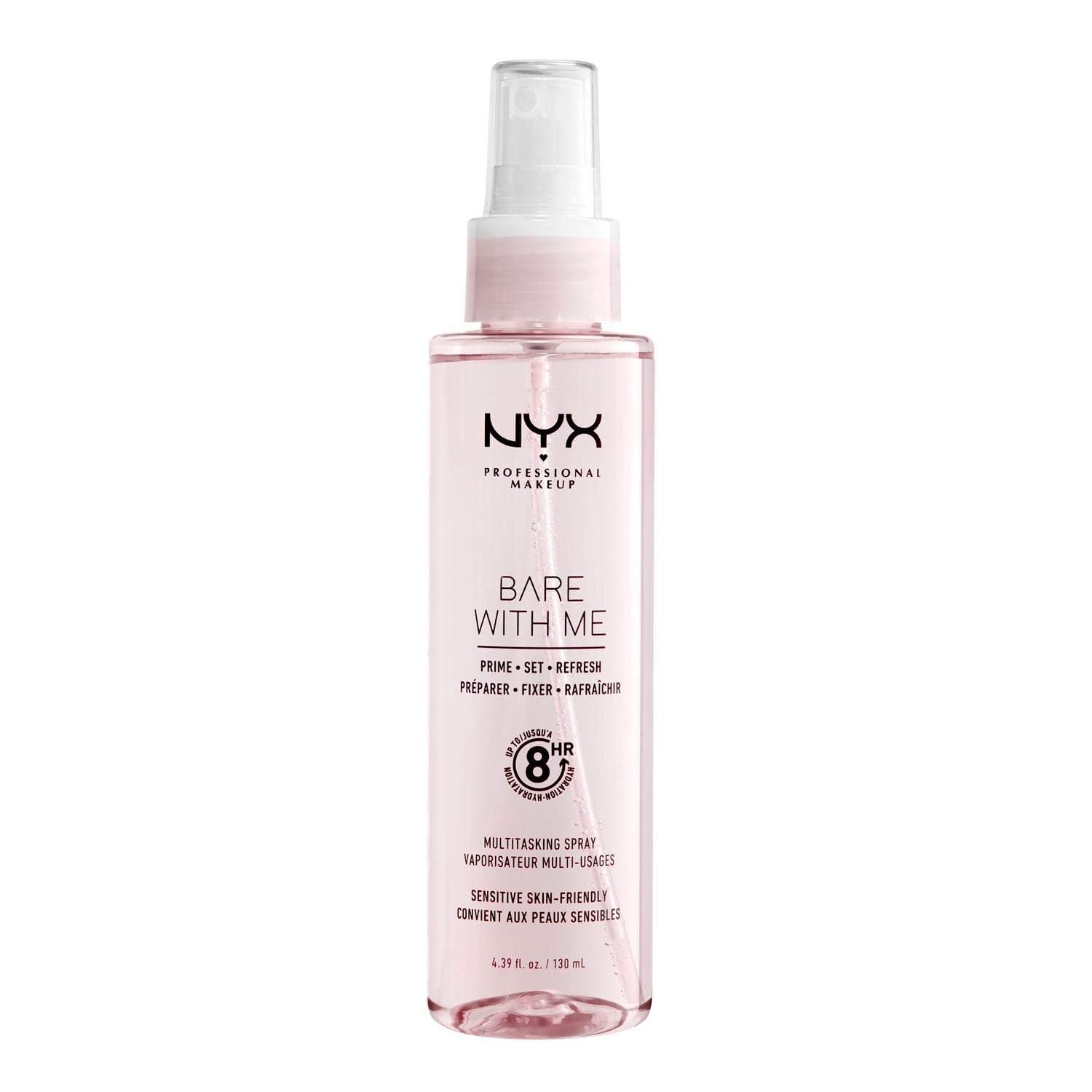 NYX PROFESSIONAL MAKEUP Bare With Me Multitasking Primer & Setting Spray, 4.39 Fl Oz (Pack of 1)