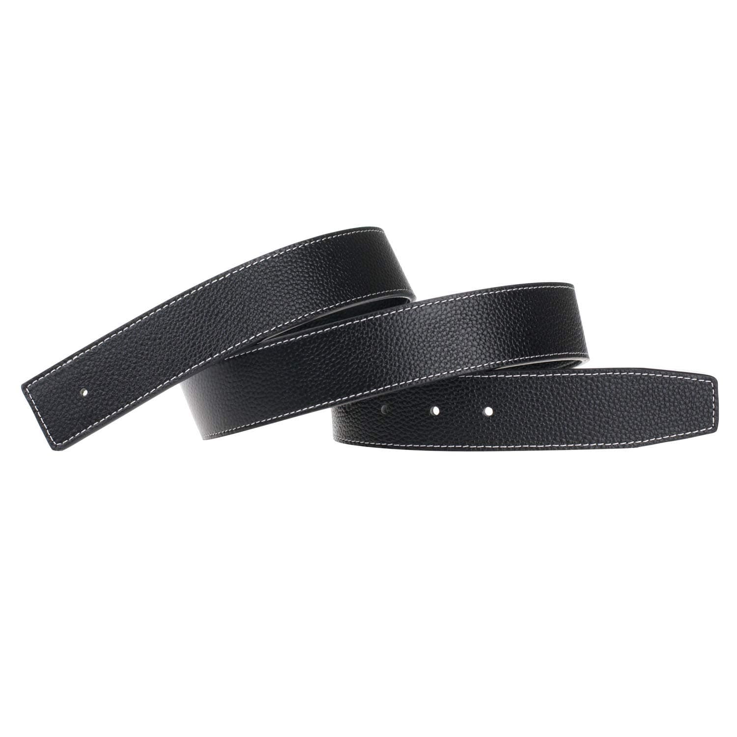 UzHot H Full Grain Leather Belts Replacement Belt Strap Without Buckle 38mm Wide