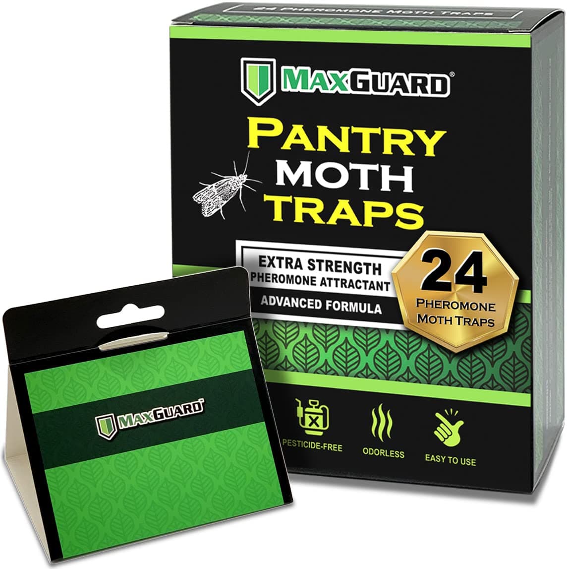 MaxGuard Pantry Moth Traps 24 Pack