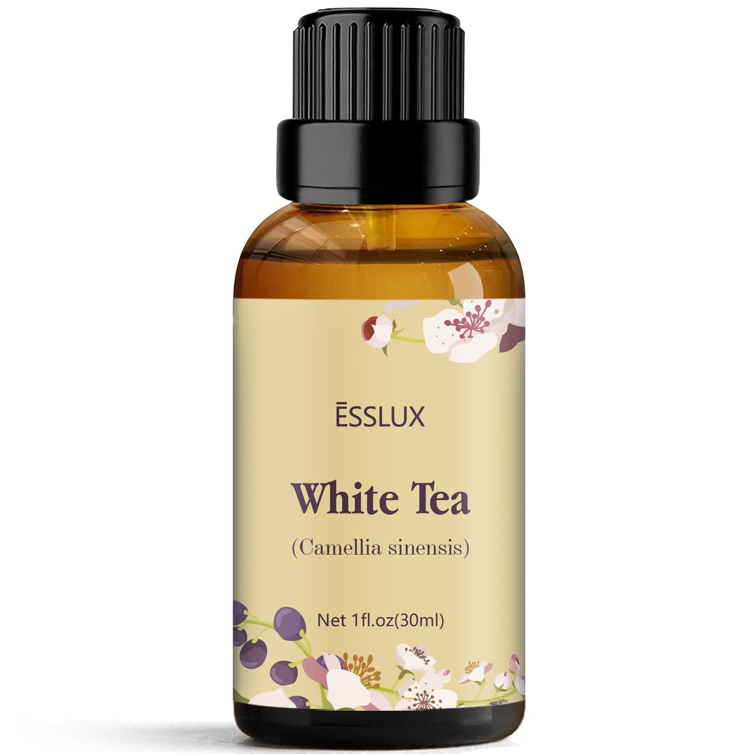 ESSLUX White Tea Essential Oil, Aromatherapy Essential Oils for Diffuser, Massage, Soap, Candle Making, Home Fragrance, 30 ml