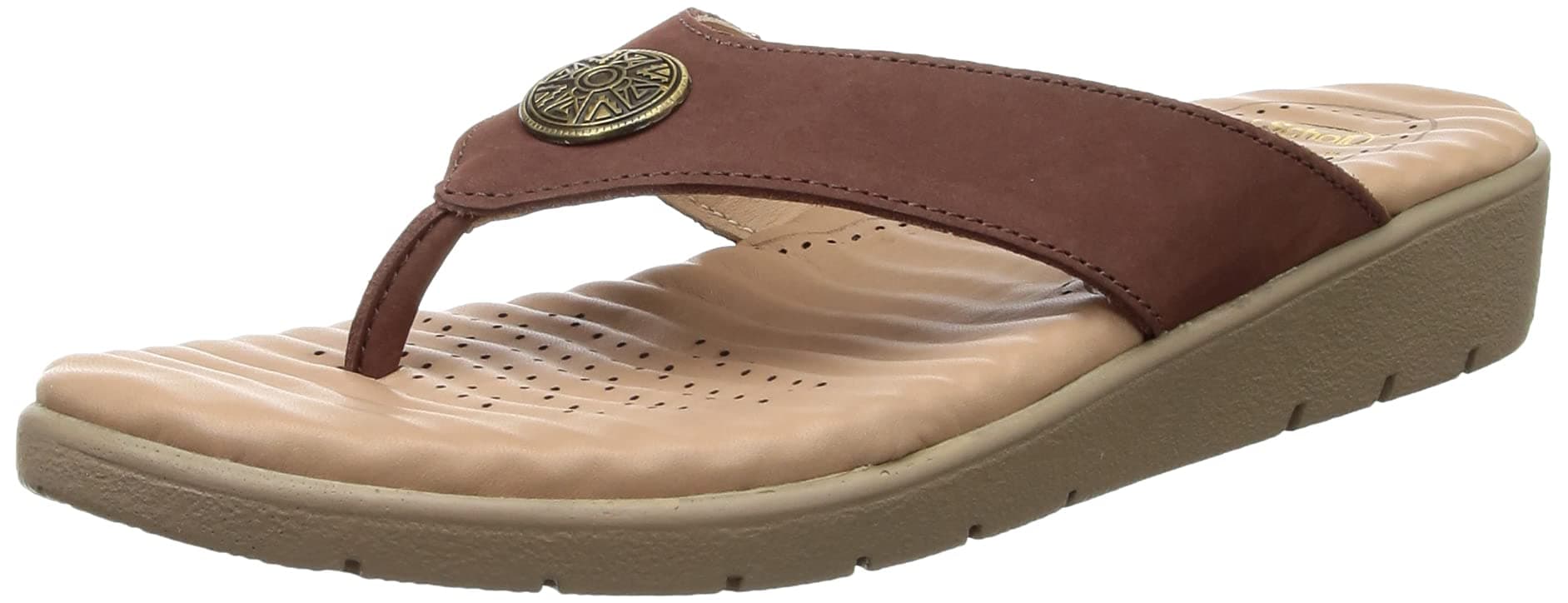 SchollWomen's Button Thong Slipper