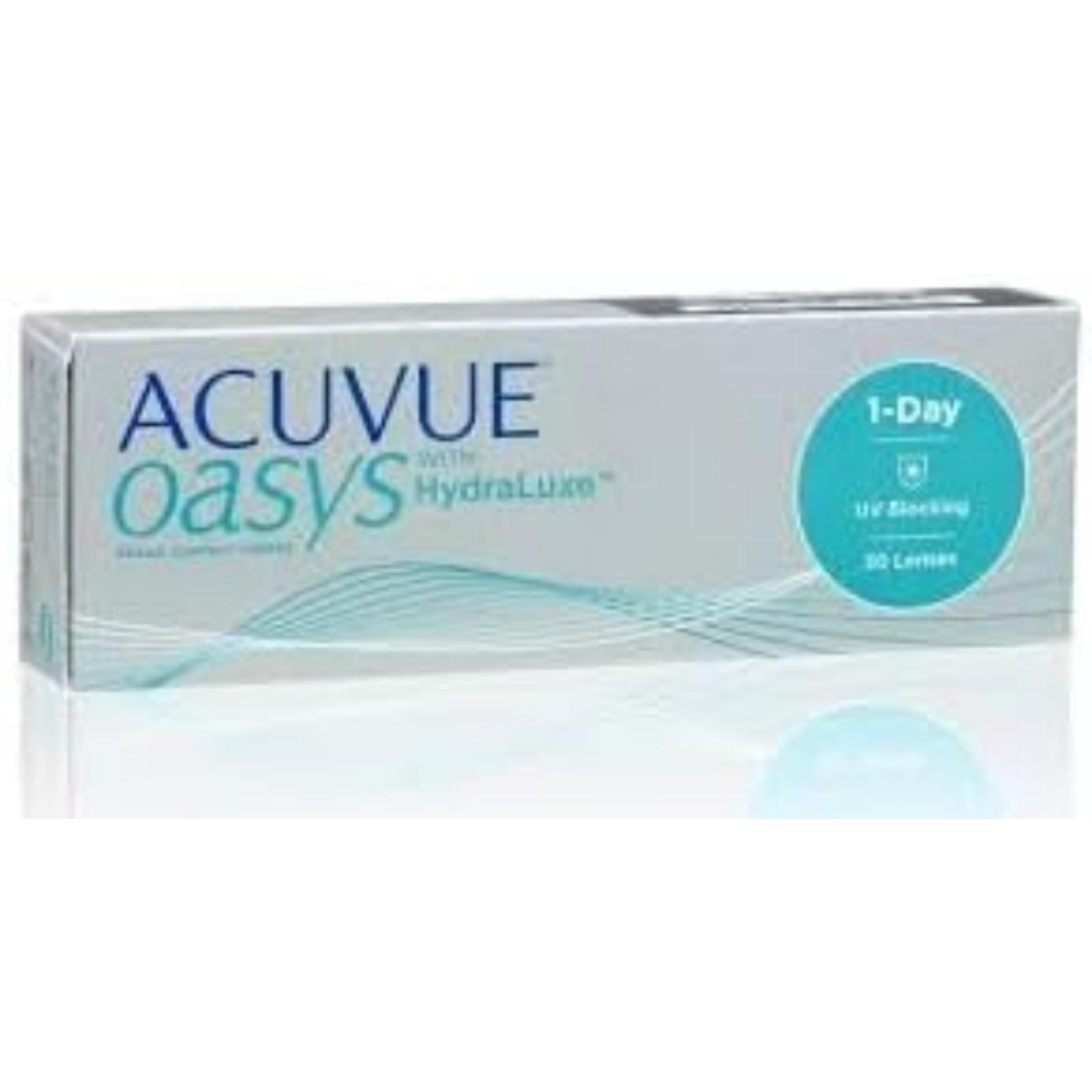 1-Day OASYS with Hydraclear - Various Power - J&J - Daily Contact Lenses (30 Lenses/Pack) & (90 Lenses/Pack) (-3.50, 8.5, 14.3, 30)