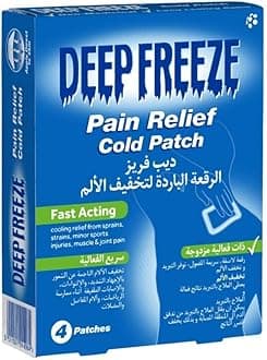 Deep Freeze Pain Relief Cold Patch, 4 Patches