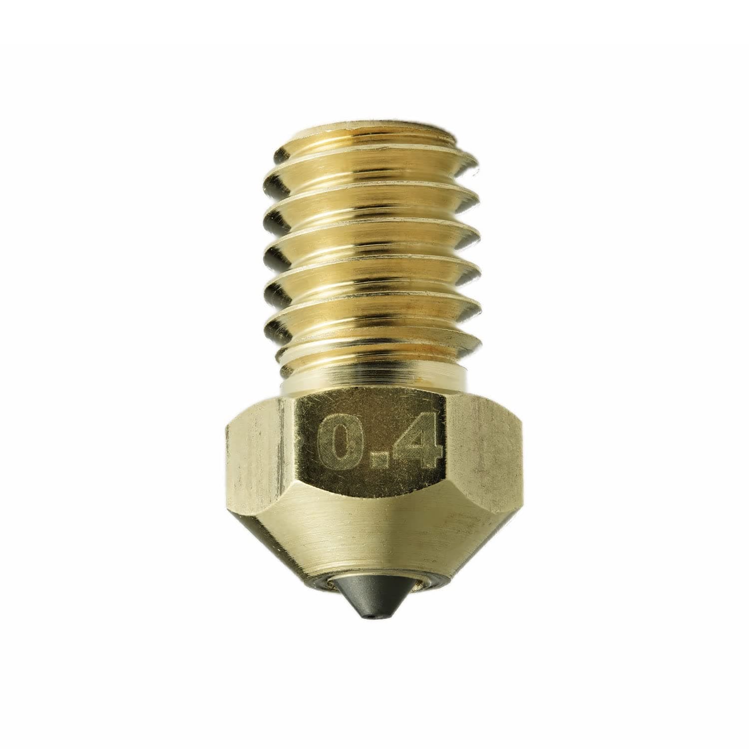 Diamond PCD Tip E3D V6 Nozzle 0.4mm for Prusa i3 MK3S / Mini, Anycubic i3 Mega/Kobra/Kobra Neo 3D Printer and More, Hardened High Precision (E3D V6, 0.4mm)