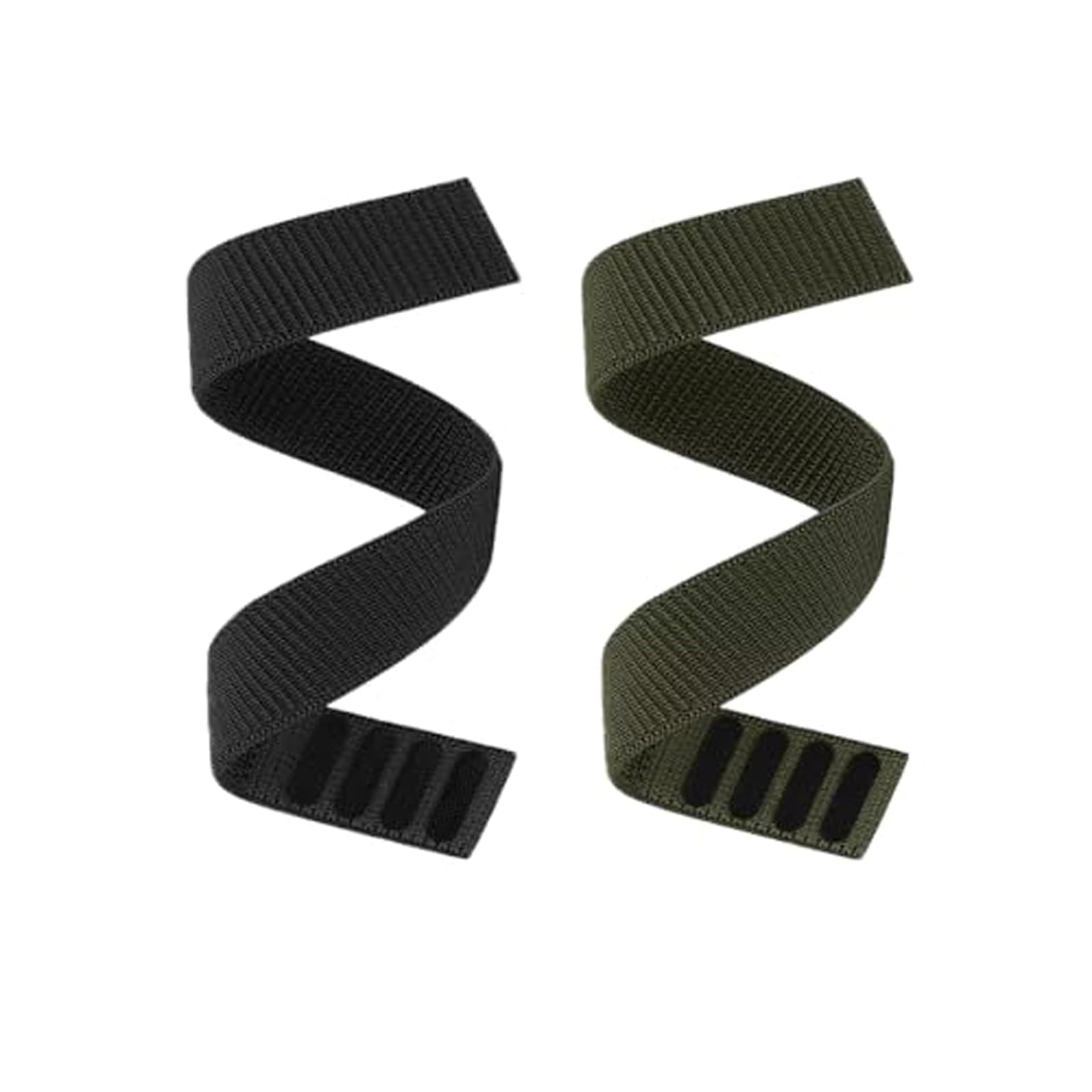 – Hook and Loop Quick Dry Watch Band for Fenix 7X / Fenix 6X / Fenix 5X, 26mm Woven Nylon Ultralight Sport Wristband Strap for Garmin Fenix 6X Pro/Sapphire,Fenix 5X Plus,Enduro (Black/Green)