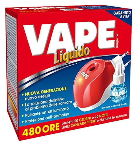 WEBMARKETPOINT Vape Magic Elettroemanatore + Liquid 480 Hours