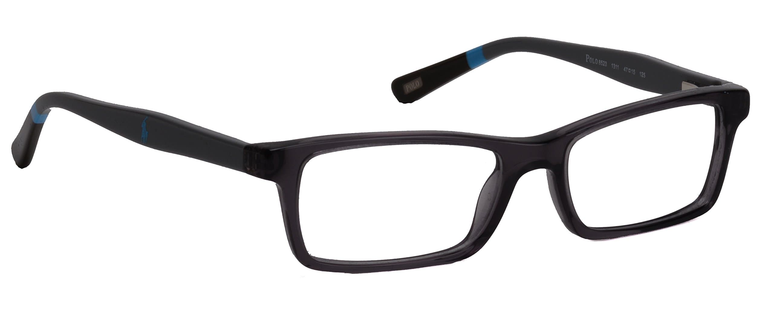 Polo PP8523 Eyeglass Frames 1311-47 - Grey Translucent/Grey Brown