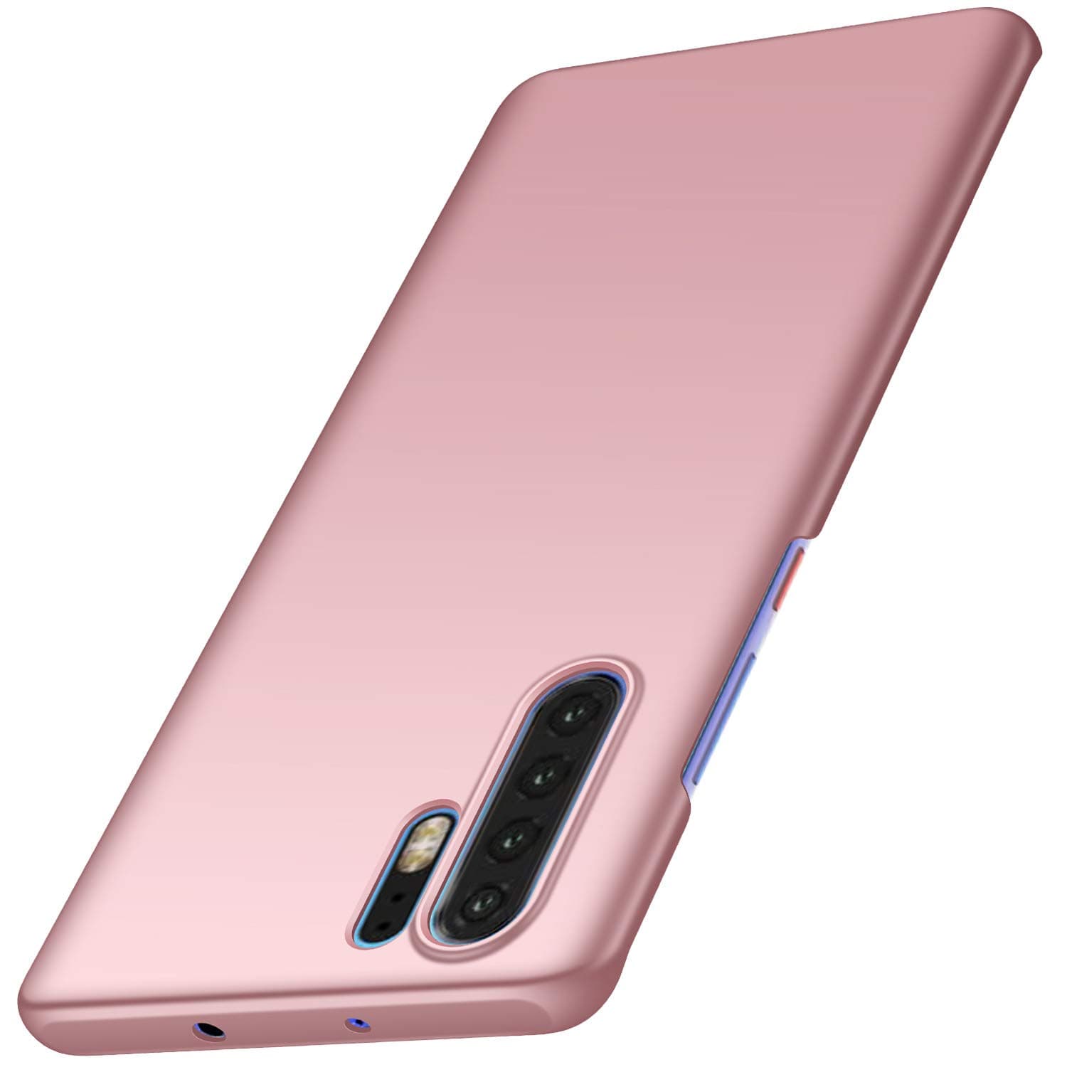 Avalri Compatible for Huawei P30 Pro Case, Minimalistic Ultra Thin Hard Case PC Material Slim Protection Cover for Huawei P30 Pro (Smooth Rose Gold)