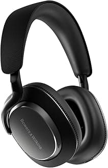 Bowers & Wilkins Px7 S3 Wireless Headphones Over Ear Noise Cancelling, Active Noise Cancelling & Transparency Mode, Hi-Res Sound, Bluetooth, 30-Hr Playtime, Quick Charge, Anthracite Black