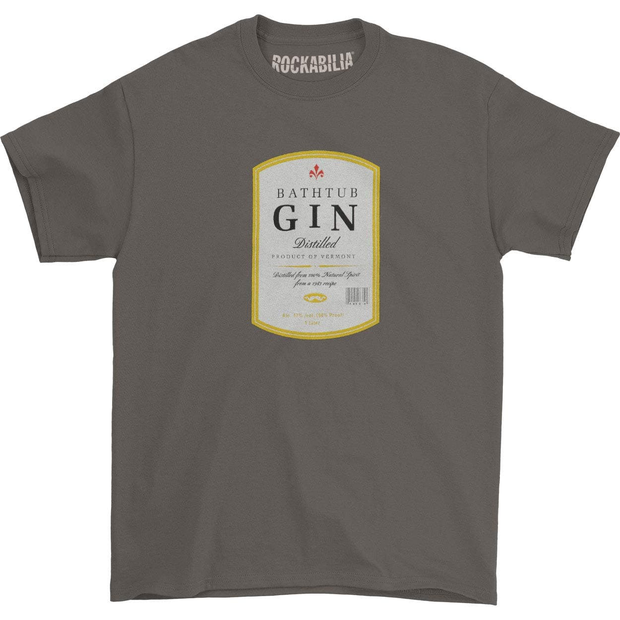 Phish - Mens Bathtub Gin T-Shirt Medium Grey