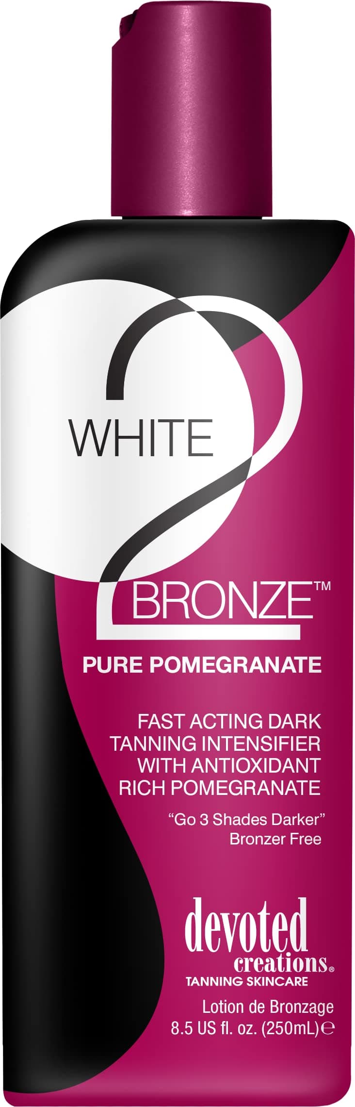 Devoted Creations WHITE 2 BLACK PURE POMEGRANATE Lotion - 8.5 oz
