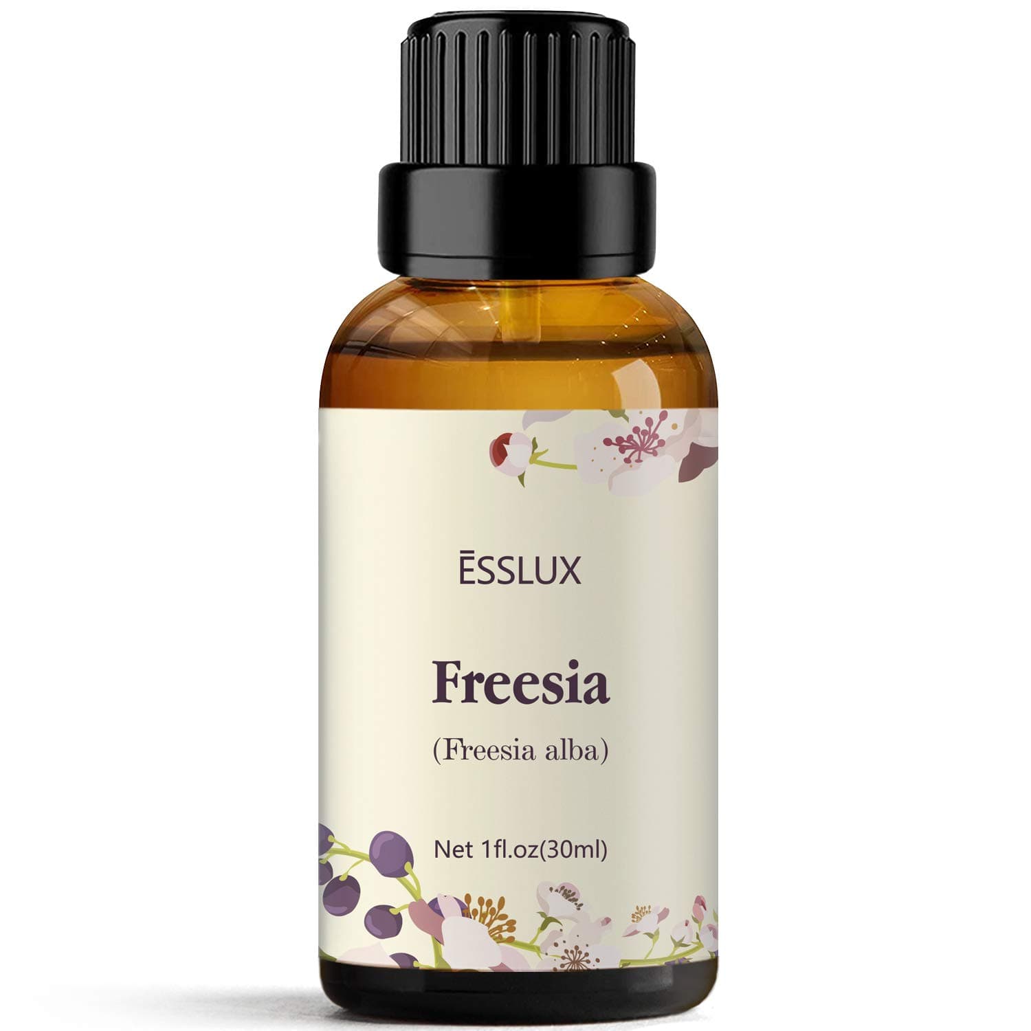 Freesia Essential Oil, ESSLUX Aromatherapy Essential Oils for Diffuser, Massage, Soap, Candle Making, Perfume, 30 ml