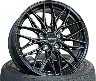 New 17x7.5J Lenso Yeti Wheel, PCD 5x114.3, Offset 35, Colour - Matte Black (set of 4 wheels)