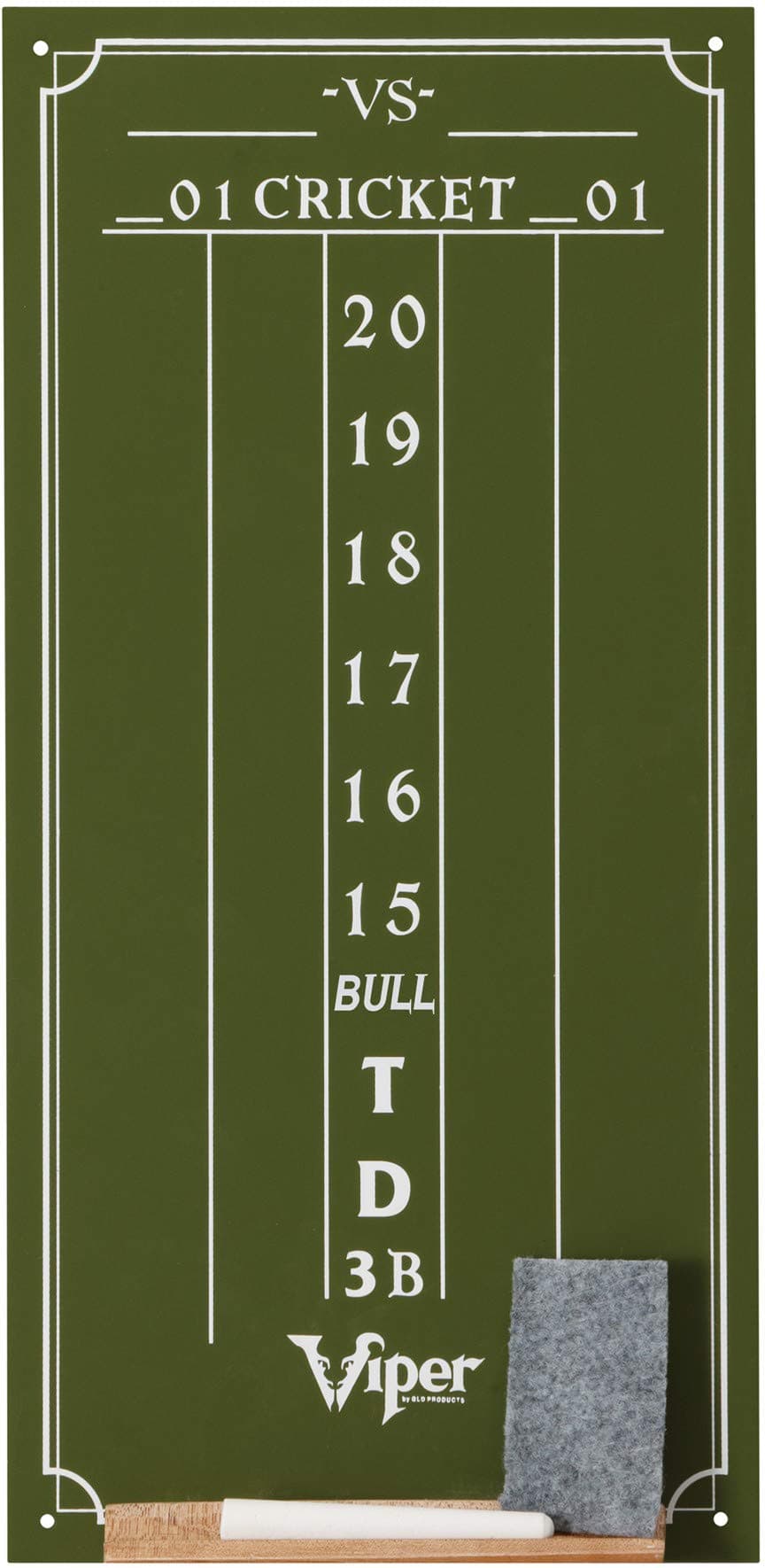 Darts Cricket Chalk Scoreboard