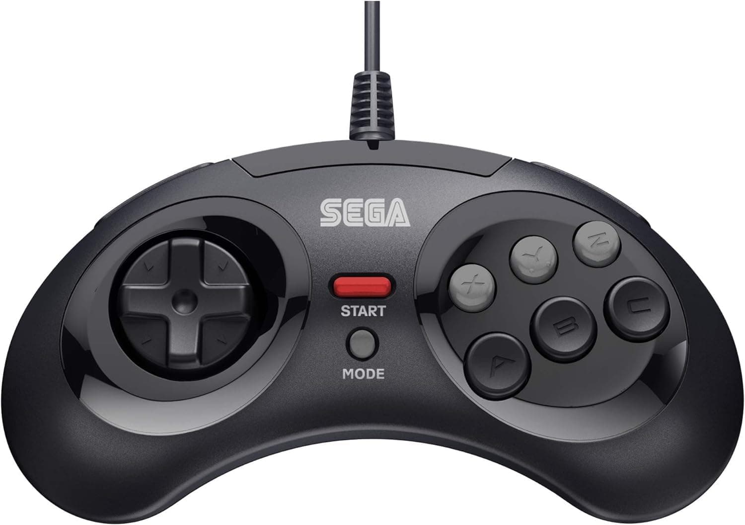 Retro-Bit Official Sega Mega Drive USB Controller 8-Button Arcade Pad