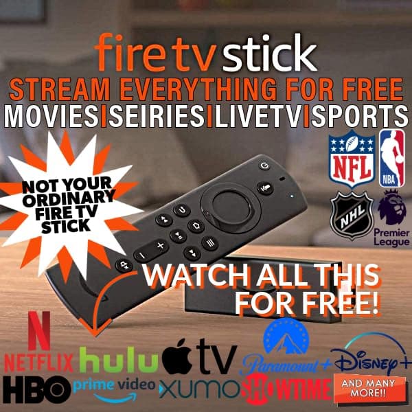 Streaming Stick FireOS lite Turn Any TV into a Smart TV. Watch Anything for Free. Movie Sports TV Shows
