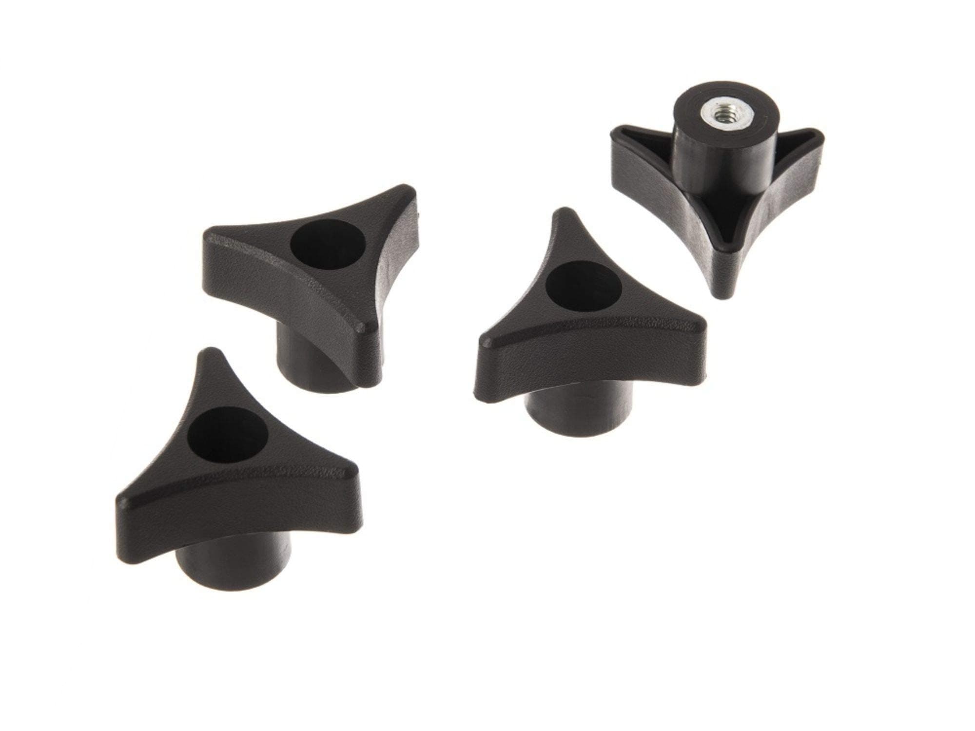 Frank A. Edmunds Co.FA Plastic Tension KNOB 4/PKG, Black