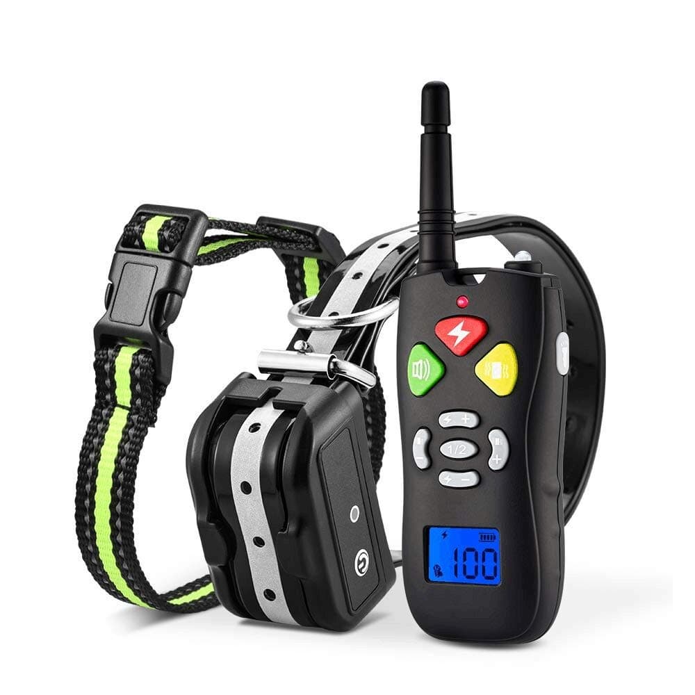 Dog Training Collar, Dog Shock Collar with Remote Control, 3 Training Modes, Beep, Vibration and Shock, 0~100 Levels Shock and Vibration Dog Training Set for Different Size of Dog