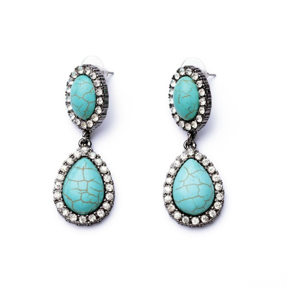 Fun Daisy Stone Rhinestone Simple Ear Studs - ed00567