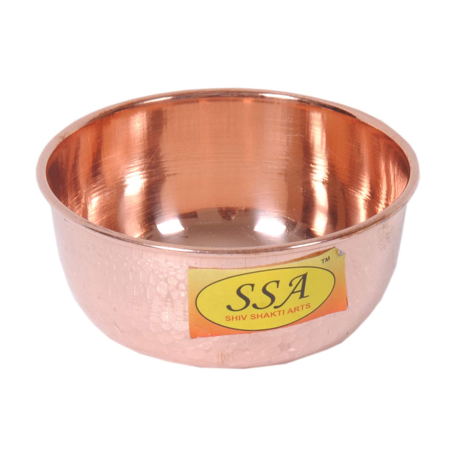 Handmade Pure Copper Plain Serving Bowl (50 ml)