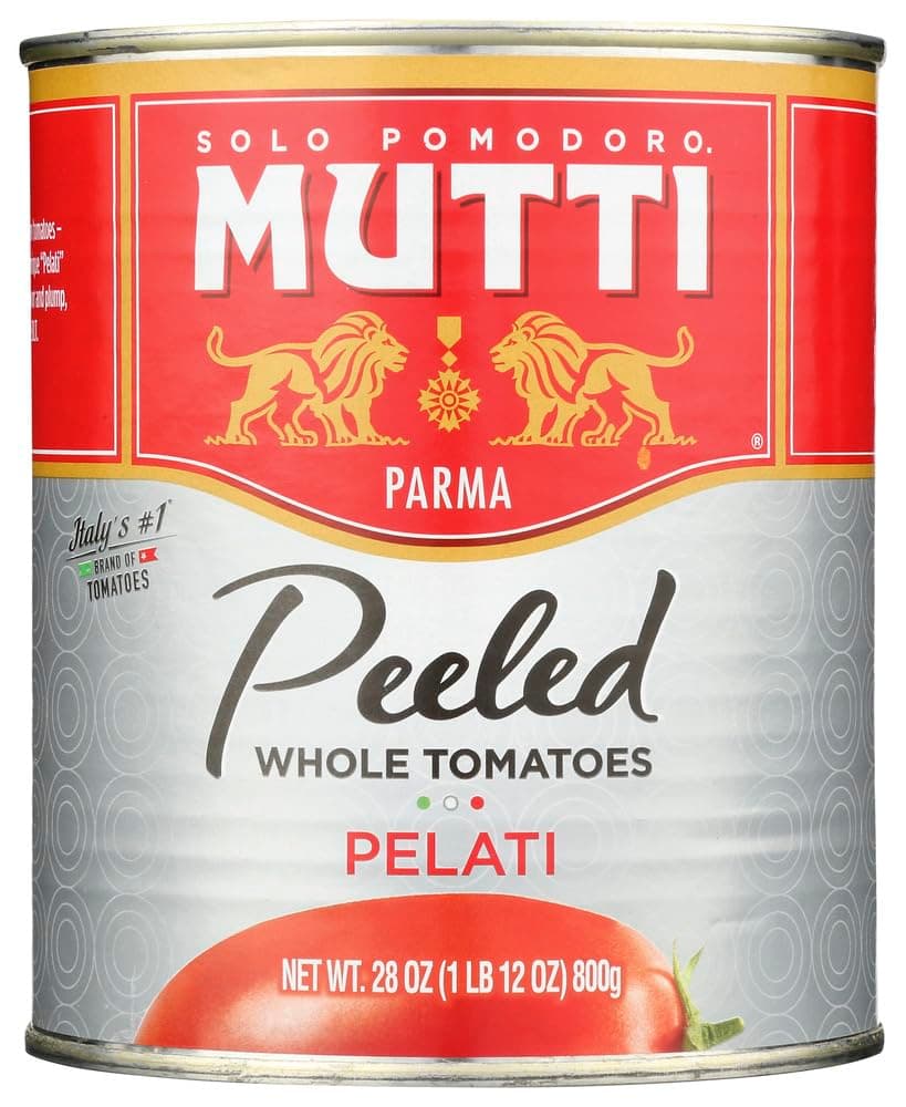 Mutti Peeled Tomatoes 28 oz each (6 Items Per Order)