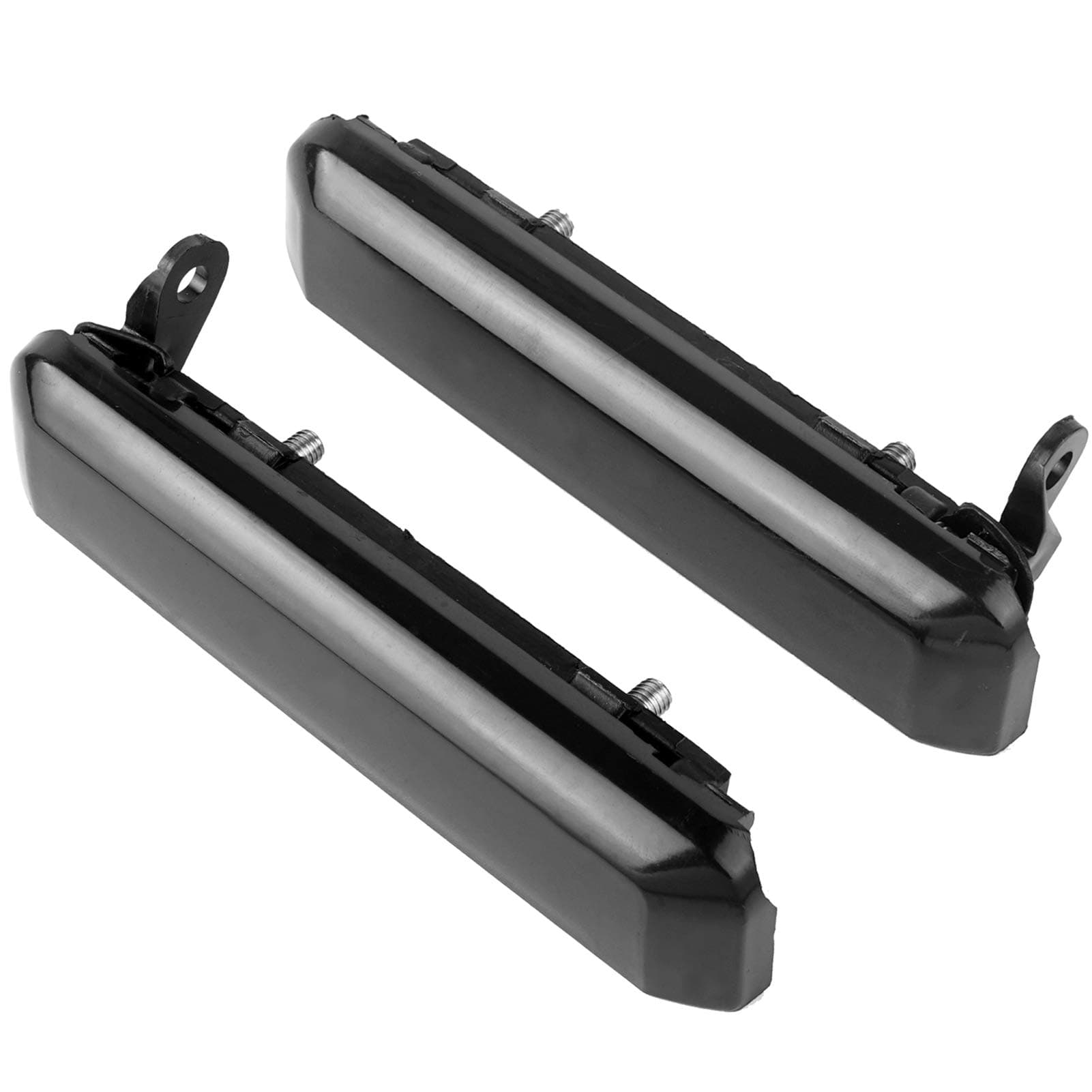 NPAUTO Exterior Front Left Driver & Right Passenger Door Handle Replacement for 1986-1994 Nissan D21, 1987-95 Pathfinder, 1995 1996 1997 Pickup, Black, 77219, 77220
