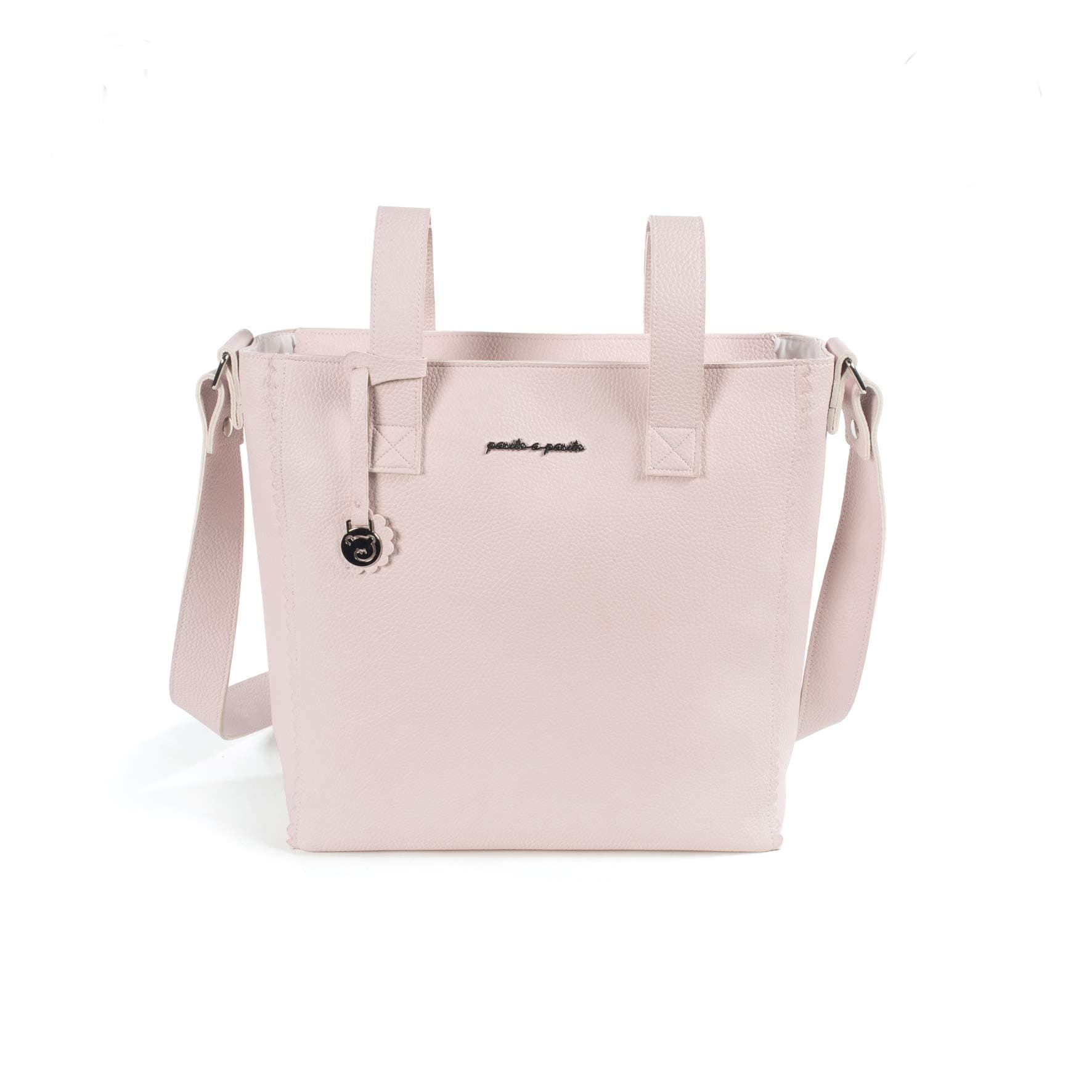 Pasito a Pasito. Biscut Baby Pram Bread Bag Medium Maternity Bag Handy Organizer Large Size Long Handle Shoulder Handle Pink 33 x 33 x 11 cm