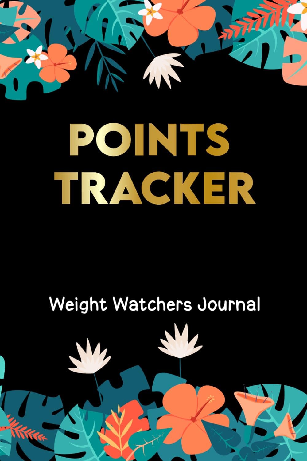 points tracker food journal : great for tracking for points weights loss, journal for women and men point finder