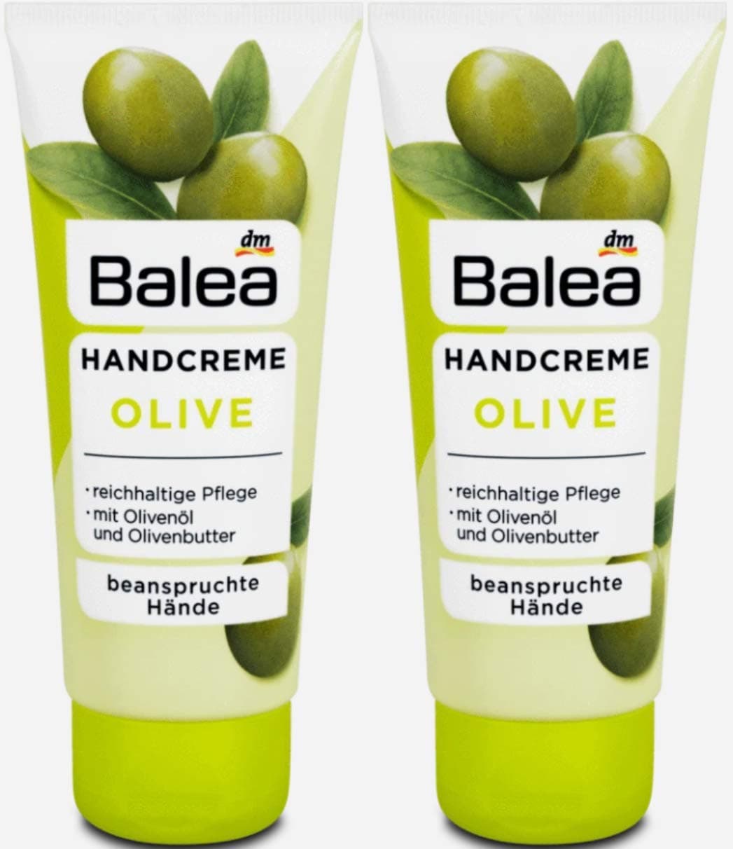 2 x hand cream olive, 100 ml, 2 x100 ml, Vegan, German Product