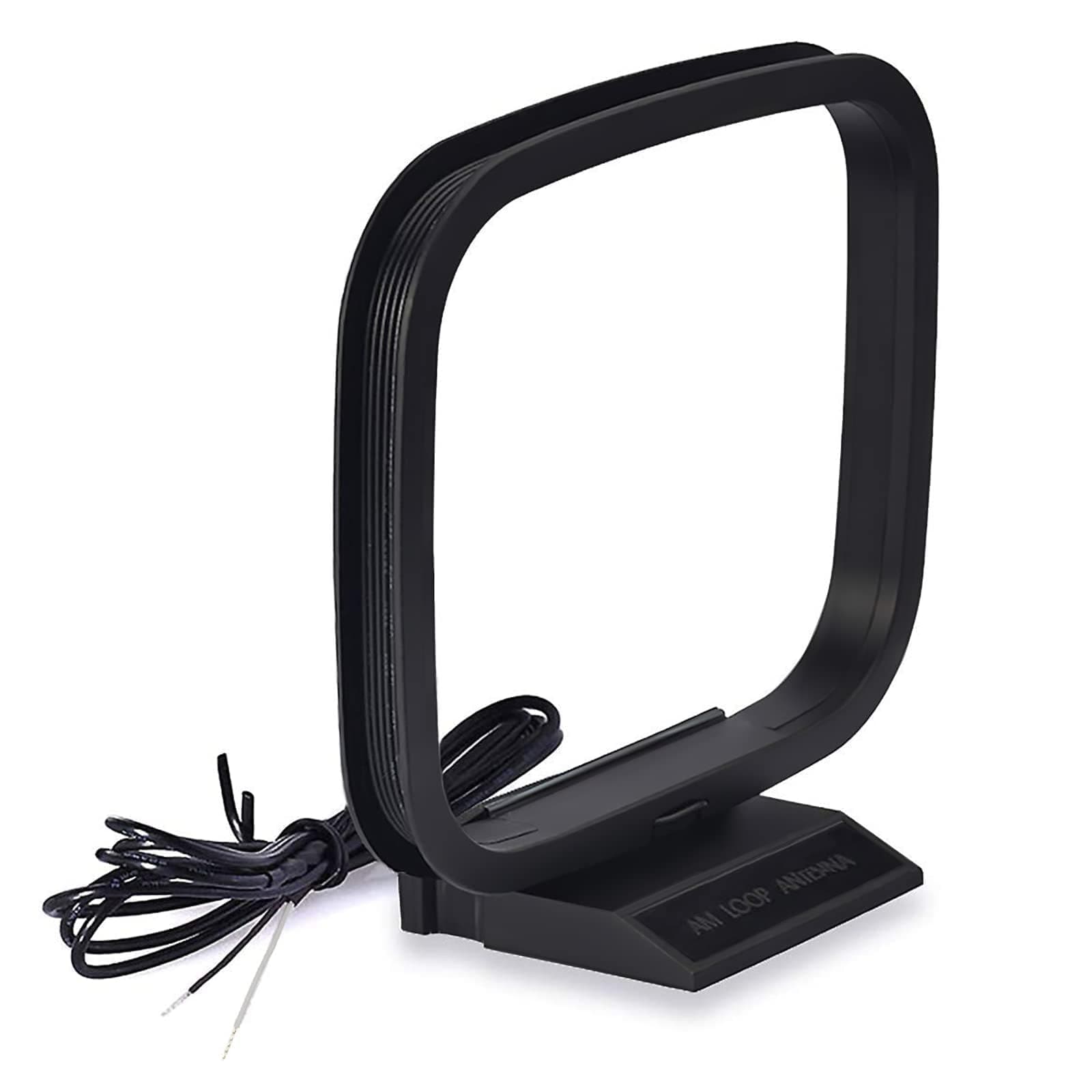 Bingfu AM Antenna 75 Ohm 2-Pin Bare Wire Connector MW LW Antenna Compatible with Yamaha Marantz Denon Pioneer Stereo Receiver Multi-Way