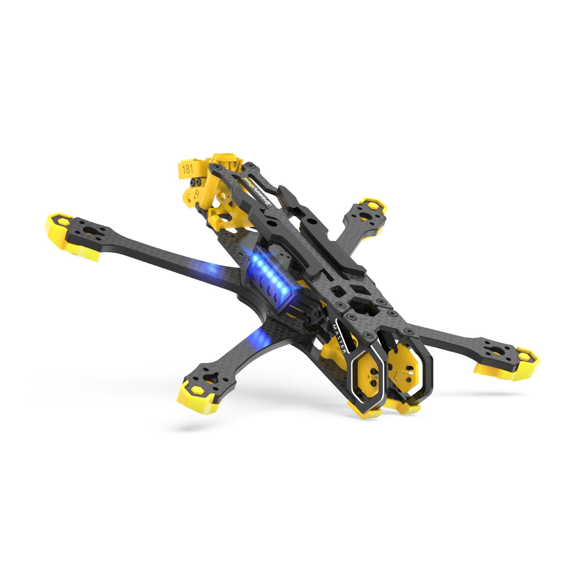 SpeedyBee Master 5 V2 Drone Frame - 226mm Wheelbase Lightweight Design, Anti-Vibration Battery Structure, CNC Aluminum Alloy Head, Compatible with DJI O3 Air Unit, Ideal
