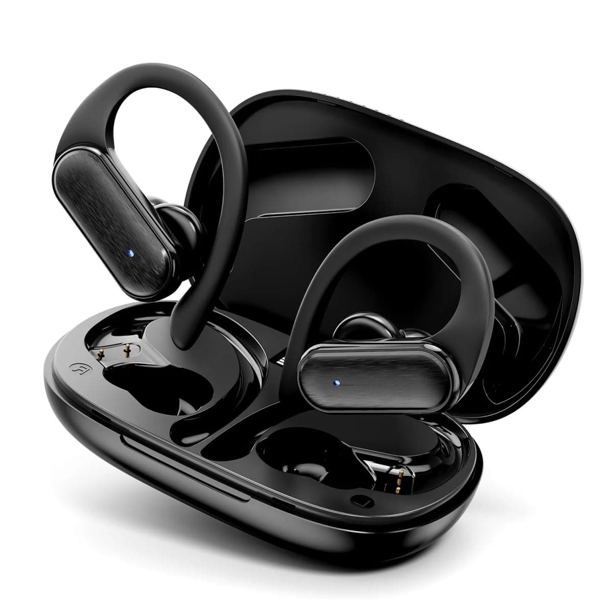 Humble Bluetooth Earbuds with Touch Functionality, 24 Hours Playtime, Noise Cancellation, Touch Controls, Long Battery Life and Integrated Voice Assistant Features for Effortless Connectivity (Black)