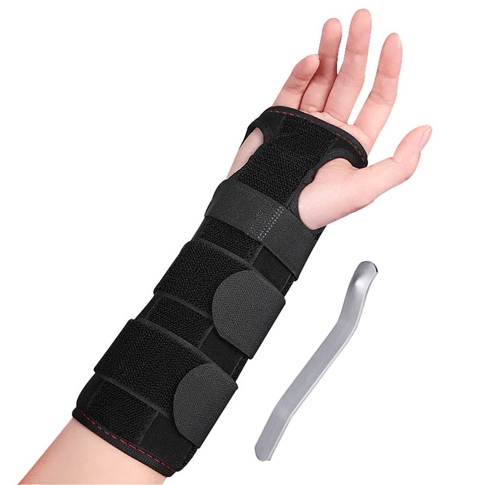 LOLAGOAdjustable Wrist Support Brace for Carpal Tunnel, Fits Both Hands, with Aluminum Splint, Helps Relieve Tendinitis, Arthritis, Sprain, Athletic Pain