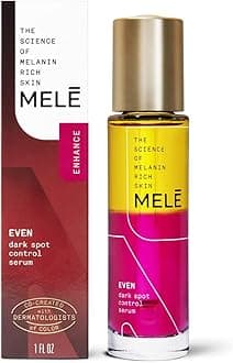 Mele Even Dark Spot Visibly Reduces Dark Spots, Uneven Tone, And Signs Of Aging Control Serum With Niacinamide, Vitamin E, And Pro-Retinol 1 oz