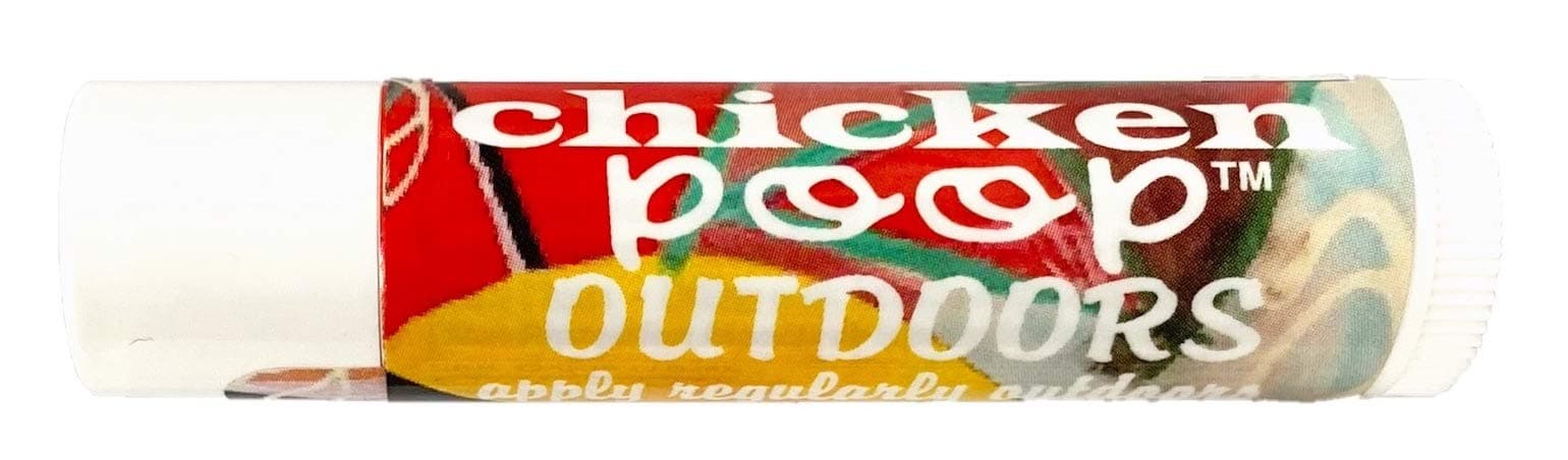 1002 Chicken Poop Outdoors Lip Balm Display