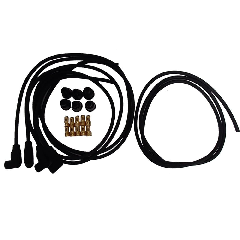 R1813 New Universal Spark Plug Wire Set (4 Cyl.) Solid Copper Wire Core